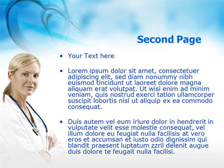 Modèle PowerPoint de infirmière en chef, Diapositive 2, 00311, Médical — PoweredTemplate.com