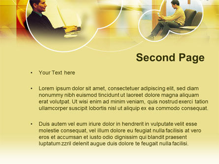 Plantilla de PowerPoint - sala de espera, Diapositiva 2, 00314, Conceptos de negocio — PoweredTemplate.com