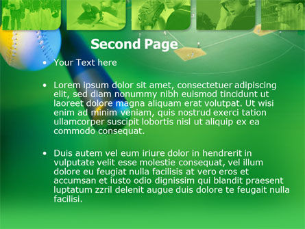 Modèle PowerPoint de pichet de départ, Diapositive 2, 00319, Sport — PoweredTemplate.com