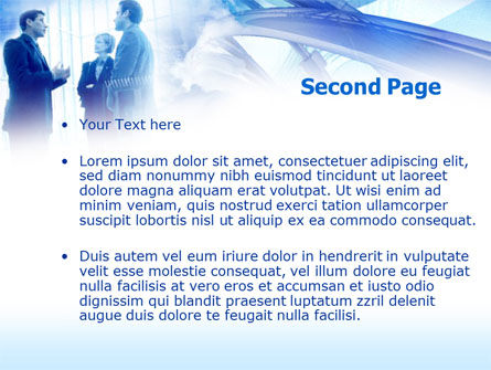 Modello PowerPoint - Relazioni d'affari, Slide 2, 00322, Lavoro — PoweredTemplate.com