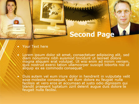 Plantilla de PowerPoint gratis - conceptos modernos de negocio, Diapositiva 2, 00339, Conceptos de negocio — PoweredTemplate.com