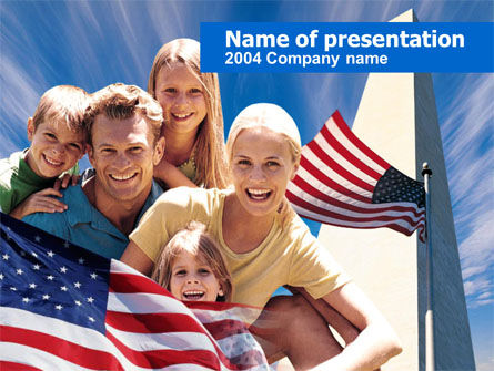 Modello PowerPoint - Giorno della vittoria, Gratis Modello PowerPoint, 00346, America — PoweredTemplate.com