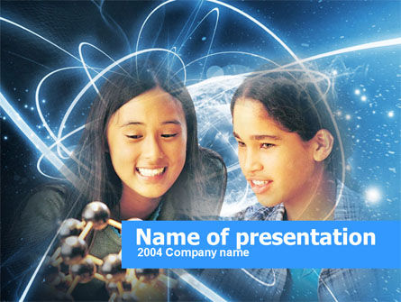 Plantilla de PowerPoint gratis - estudio de ciencias naturales, Gratis Plantilla de PowerPoint, 00368, Education & Training — PoweredTemplate.com