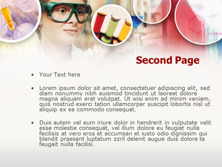 Laboratory Tester in Process PowerPoint Template, Slide 2, 00369, Technology and Science — PoweredTemplate.com
