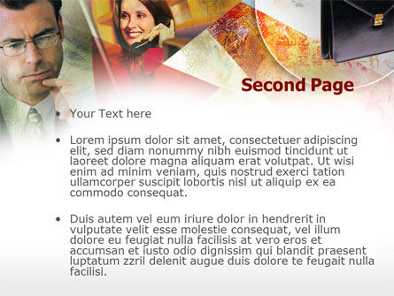 Templat PowerPoint Berbicara Di Bisnis, Slide 2, 00389, Bisnis — PoweredTemplate.com