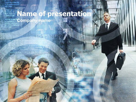 Modelo do PowerPoint - senhora no negócio, Grátis Modelo do PowerPoint, 00390, Negócios — PoweredTemplate.com