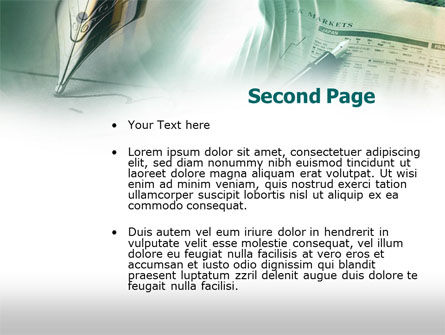 Templat PowerPoint Analisis Pasar Saham, Slide 2, 00430, Bisnis — PoweredTemplate.com