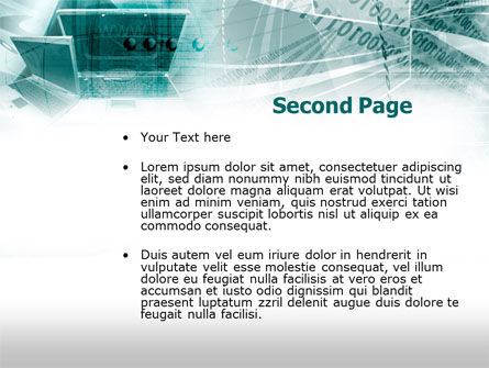 Notebook Computer PowerPoint Template, Slide 2, 00450, Telecommunication — PoweredTemplate.com