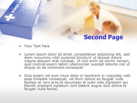 Templat PowerPoint Panduan Pertolongan Pertama, Slide 2, 00477, Medis — PoweredTemplate.com