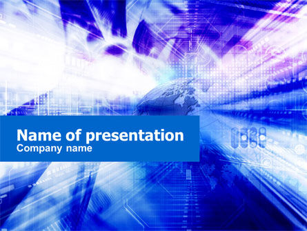 Modèle PowerPoint gratuit de conception de l'interface, Gratuit Modele PowerPoint, 00500, Abstrait / Textures — PoweredTemplate.com