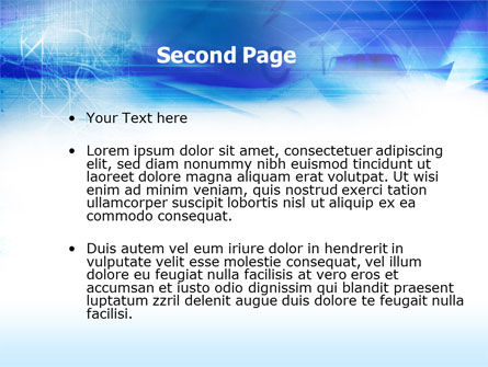 Modello PowerPoint - Astratte macchie blu, Slide 2, 00503, Astratto/Texture — PoweredTemplate.com