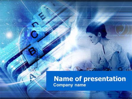 Zakelijke Catalogiseren PowerPoint Template, Gratis PowerPoint-sjabloon, 00504, Carrière/Industrie — PoweredTemplate.com