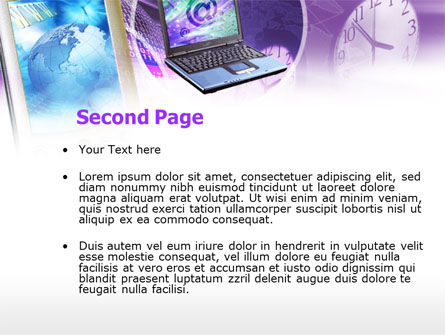 Internet Devices PowerPoint Template, Slide 2, 00523, Technology and Science — PoweredTemplate.com