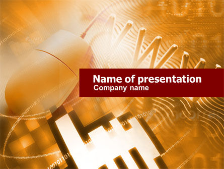 Klik PowerPoint Template, Gratis PowerPoint-sjabloon, 00537, Technologie en Wetenschap — PoweredTemplate.com