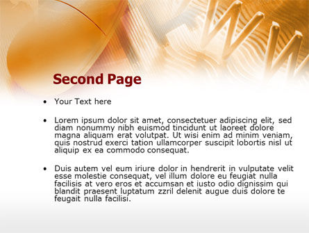 Click PowerPoint Template, Slide 2, 00537, Technology and Science — PoweredTemplate.com