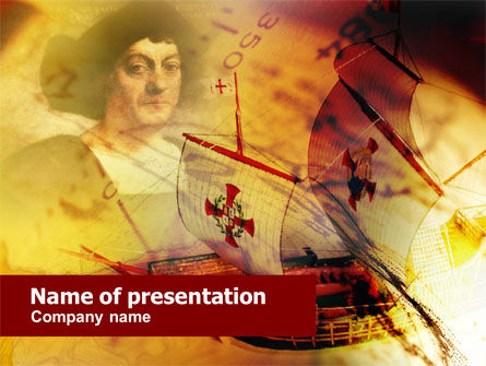 Columbus PowerPoint Template, Free PowerPoint Template, 00621, Holiday/Special Occasion — PoweredTemplate.com