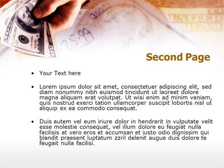 Payment PowerPoint Template, Slide 2, 00648, Financial/Accounting — PoweredTemplate.com