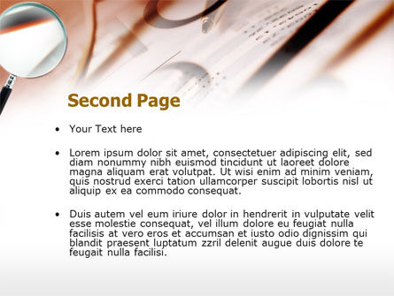 Plantilla de PowerPoint - gafas, Diapositiva 2, 00650, Negocios — PoweredTemplate.com