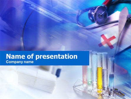 Medical Tests In The Lab PowerPoint Template, 00709, Medical — PoweredTemplate.com