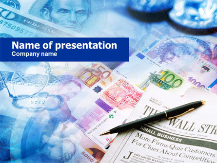 Marktnachrichten PowerPoint Vorlage, Kostenlos PowerPoint-Vorlage, 00718, Finanzwesen/Buchhaltung — PoweredTemplate.com