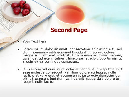 Modèle PowerPoint de tasse de thé, Diapositive 2, 00723, Food & Beverage — PoweredTemplate.com