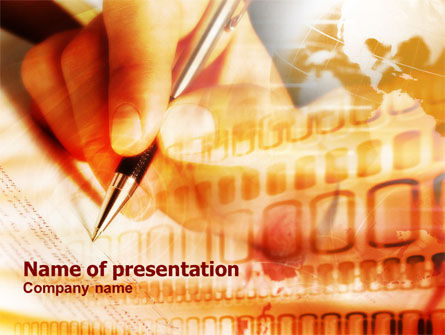 オンラインパートナーシップ - PowerPointテンプレート, 無料 PowerPointテンプレート, 00756, ビジネスコンセプト — PoweredTemplate.com