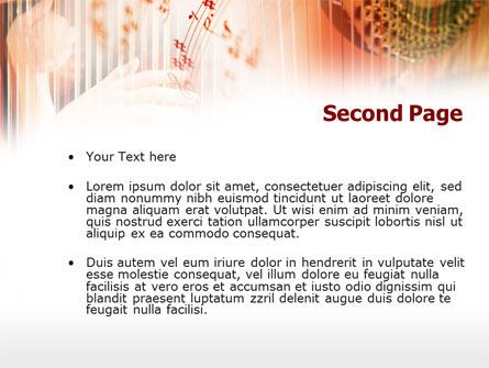 Harp PowerPoint Template, Slide 2, 00777, Art & Entertainment — PoweredTemplate.com