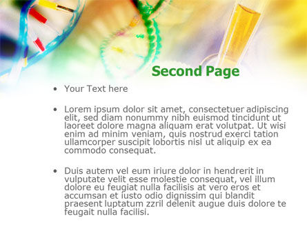 Genomic Studying PowerPoint Template, Slide 2, 00847, Technology and Science — PoweredTemplate.com
