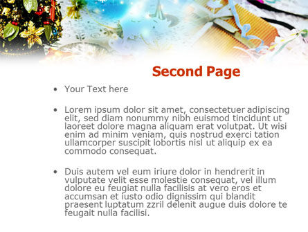 Christmas PowerPoint Template, Slide 2, 00851, Holiday/Special Occasion — PoweredTemplate.com