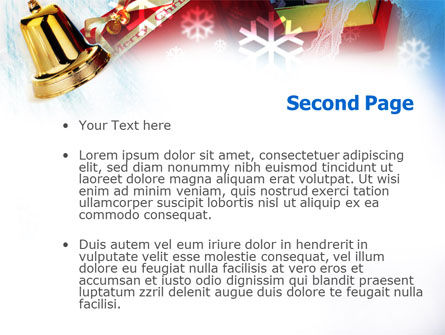 Modello PowerPoint - Decorazione natalizia, Slide 2, 00853, Vacanze/Occasioni Speciali — PoweredTemplate.com