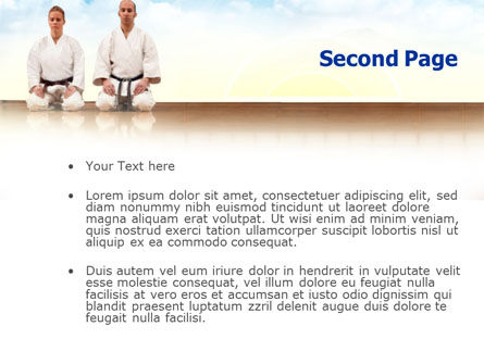 Asian Martial Arts PowerPoint Template, Slide 2, 00859, Sports — PoweredTemplate.com