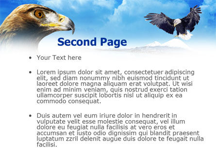 Eagles PowerPoint Template, Slide 2, 00861, Nature & Environment — PoweredTemplate.com