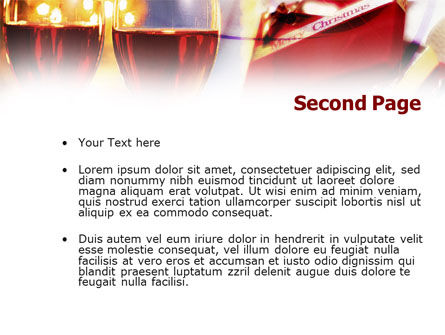 Modello PowerPoint - Romantico regalo di natale, Slide 2, 00906, Vacanze/Occasioni Speciali — PoweredTemplate.com