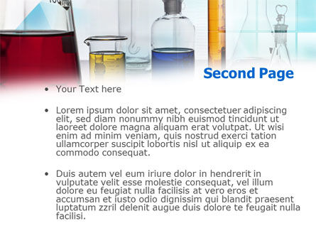Laboratory Glassware PowerPoint Template, Slide 2, 00935, Technology and Science — PoweredTemplate.com