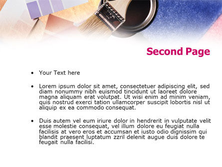 Modèle PowerPoint de peinture de maison, Diapositive 2, 00946, Services / Industriel — PoweredTemplate.com