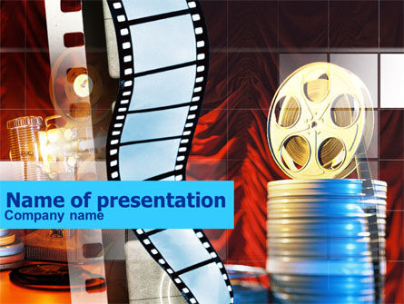 Film PowerPoint Vorlage, Kostenlos PowerPoint-Vorlage, 00963, Art & Entertainment — PoweredTemplate.com