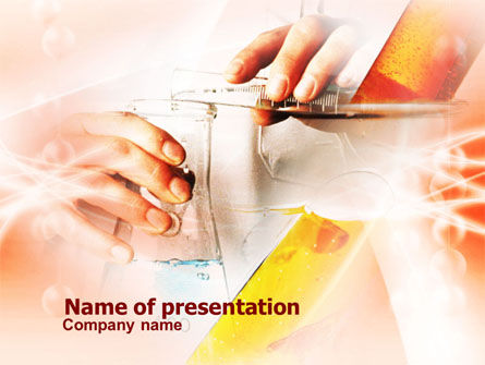 Chemist PowerPoint Template, Free PowerPoint Template, 00979, Medical — PoweredTemplate.com