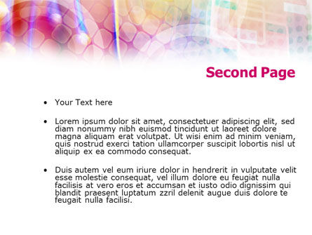 Templat PowerPoint Lingkaran Dan Tekstur Yang Jelas, Slide 2, 00995, Abstrak/Tekstur — PoweredTemplate.com