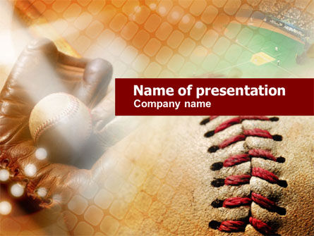 Ball Stitching PowerPoint Template, Free PowerPoint Template, 01019, Sports — PoweredTemplate.com