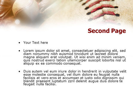 Modello PowerPoint - Palla cuciture, Slide 2, 01019, Sport — PoweredTemplate.com