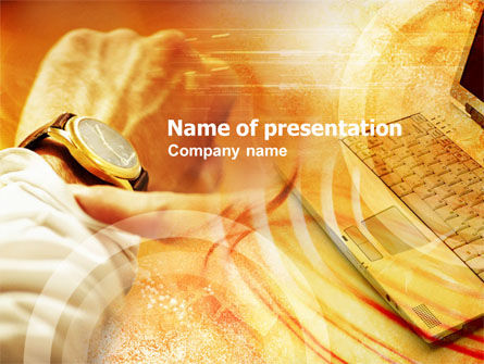 Zakelijke Afspraak PowerPoint Template, Gratis PowerPoint-sjabloon, 01041, Business Concepten — PoweredTemplate.com