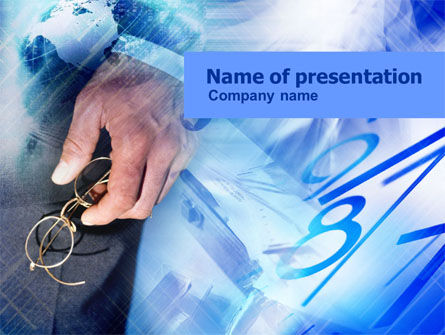 Business Time Running PowerPoint Template, Free PowerPoint Template, 01056, Business Concepts — PoweredTemplate.com