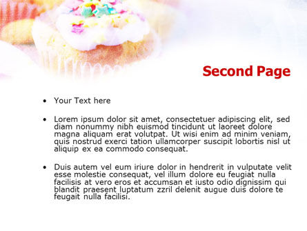 Holiday Fruitcakes PowerPoint Template, Dia 2, 01073, Food & Beverage — PoweredTemplate.com