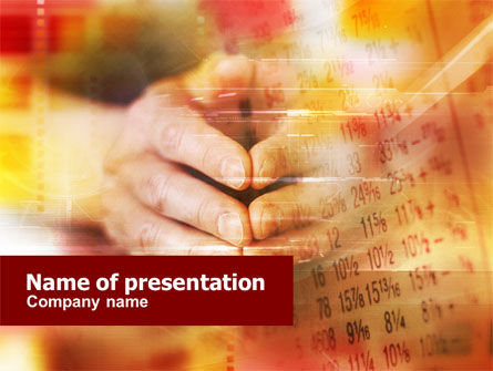 Stock Market Data PowerPoint Template, Free PowerPoint Template, 01080, Business Concepts — PoweredTemplate.com