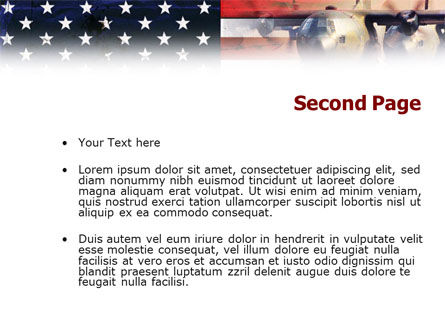 US Military Force PowerPoint Template, Slide 2, 01095, Military — PoweredTemplate.com
