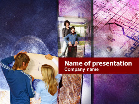 家庭重新规划免费PowerPoint模板, 免费 PowerPoint模板, 01128, 职业/行业 — PoweredTemplate.com
