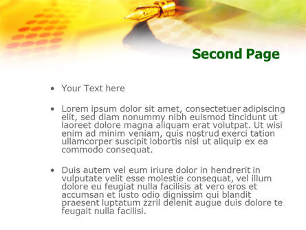 Modello PowerPoint - Assegno business, Slide 2, 01135, Concetti del Lavoro — PoweredTemplate.com