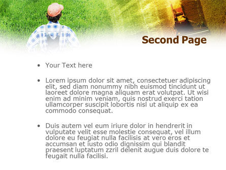 Modello PowerPoint - Raccolta campo, Slide 2, 01141, Agricoltura — PoweredTemplate.com