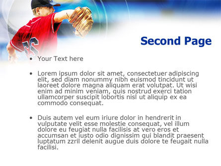 Pitcher PowerPoint Template, Slide 2, 01142, Sports — PoweredTemplate.com