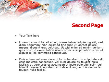 Fish Products PowerPoint Template, Slide 2, 01164, Food & Beverage — PoweredTemplate.com